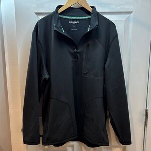 Bonobos Men's Black Lightweight Performance Quarter Zip Pullover
